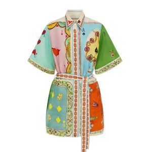 NWT ALÉMAIS Rummy Linen Mini Dress (6)